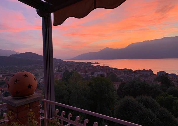 tramonto sul Lago Maggiore 