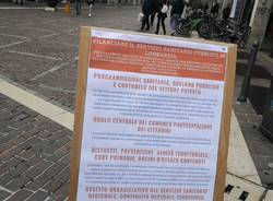 A Saronno Società della Cura in piazza contro la riforma della sanità 