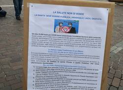 A Saronno Società della Cura in piazza contro la riforma della sanità 