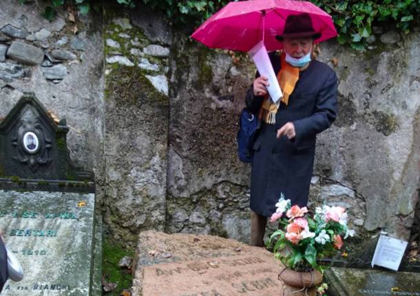 Al cimitero di Giubiano con l'associazione Mazziniana