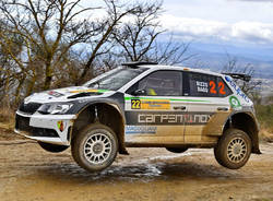 Bizzozero e Tosetto al via del rally Liburna Terra