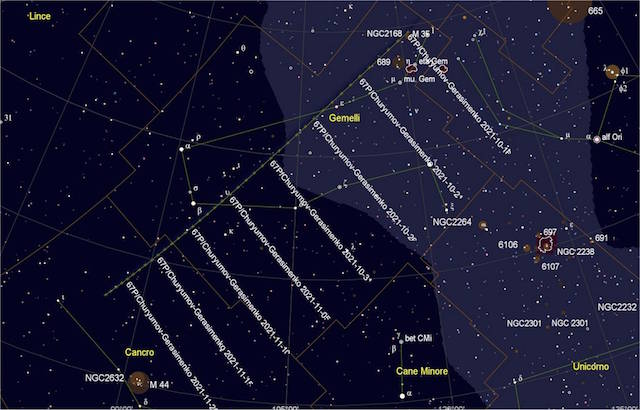 La cometa 67P torna a farci visita