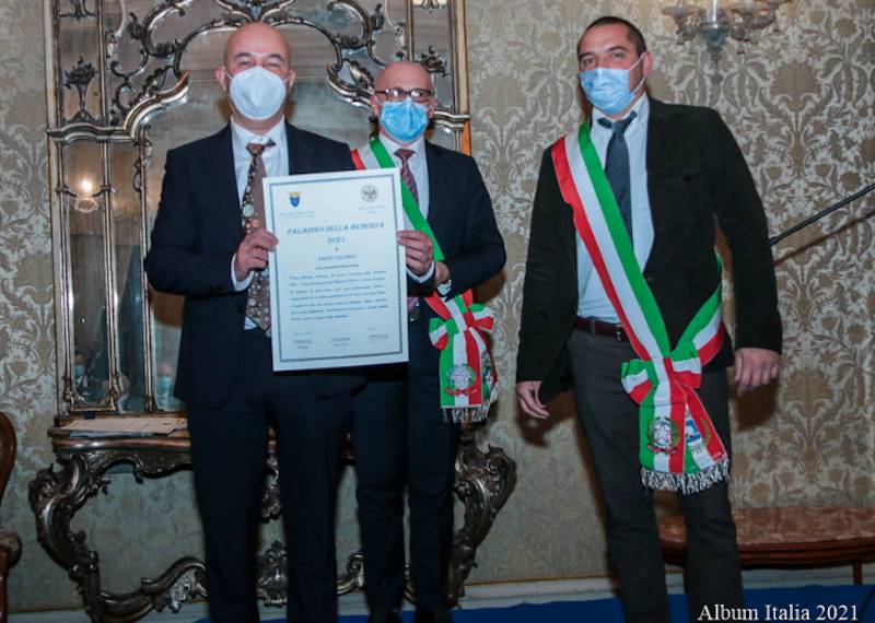 La premiazione dei \"Paladini della memoria\"