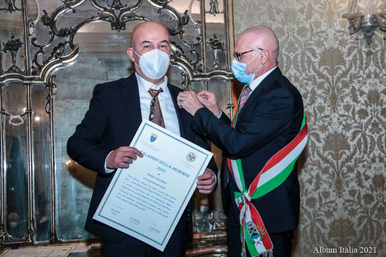 La premiazione dei \"Paladini della memoria\"