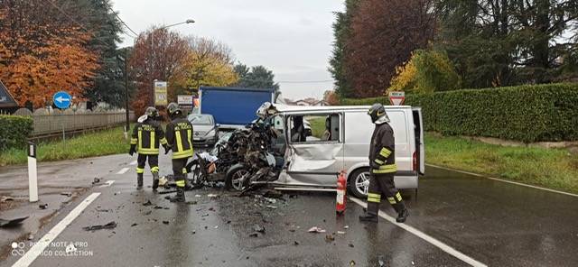 Incidente a Bregnano, cinque feriti