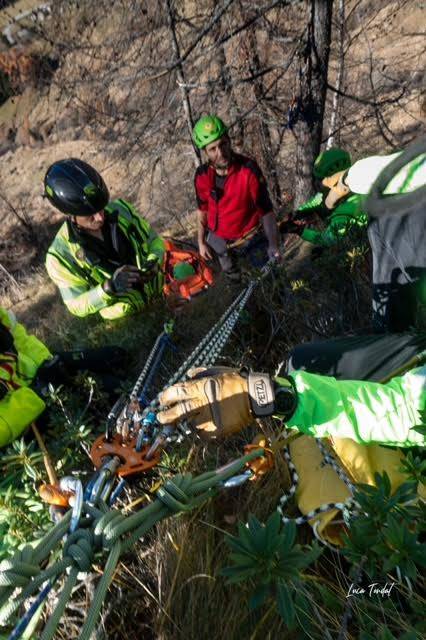 Esercitazioni per i droni del Soccorso Alpino della Guardia di Finanza