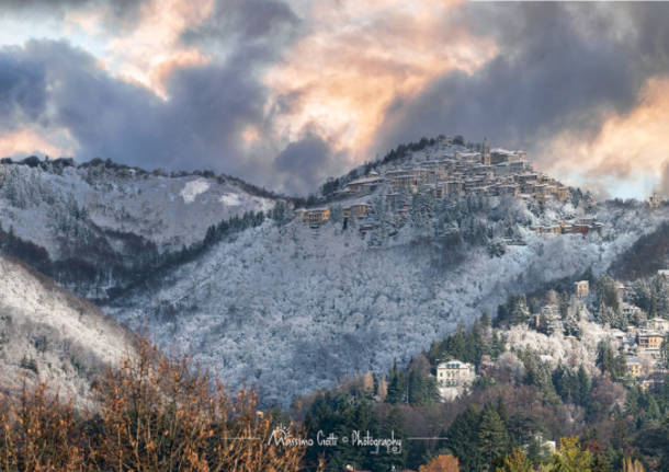 Prima nevicata al Sacro Monte.