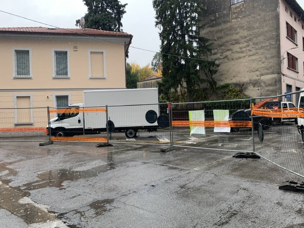 Chiusa via Sant’Imerio a Varese