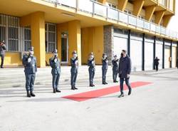 Como - Il sottosegretario di Stato Molteni visita la Guardia di Finanza di Ponte Chiasso