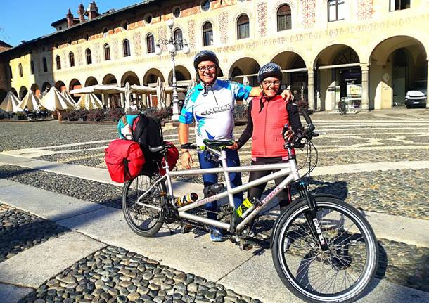 Da Castronno a Andora in tandem 