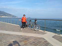 Da Castronno a Andora in tandem 