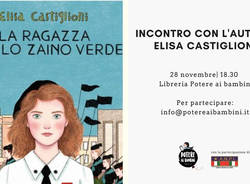 Elisa Castiglioni e il libro "la ragazza con lo zaino verde"