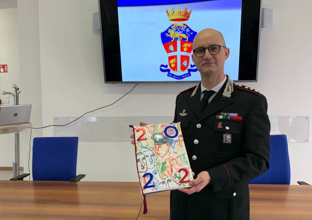 Presentato il Calendario Storico dell'Arma dei Carabinieri 2022