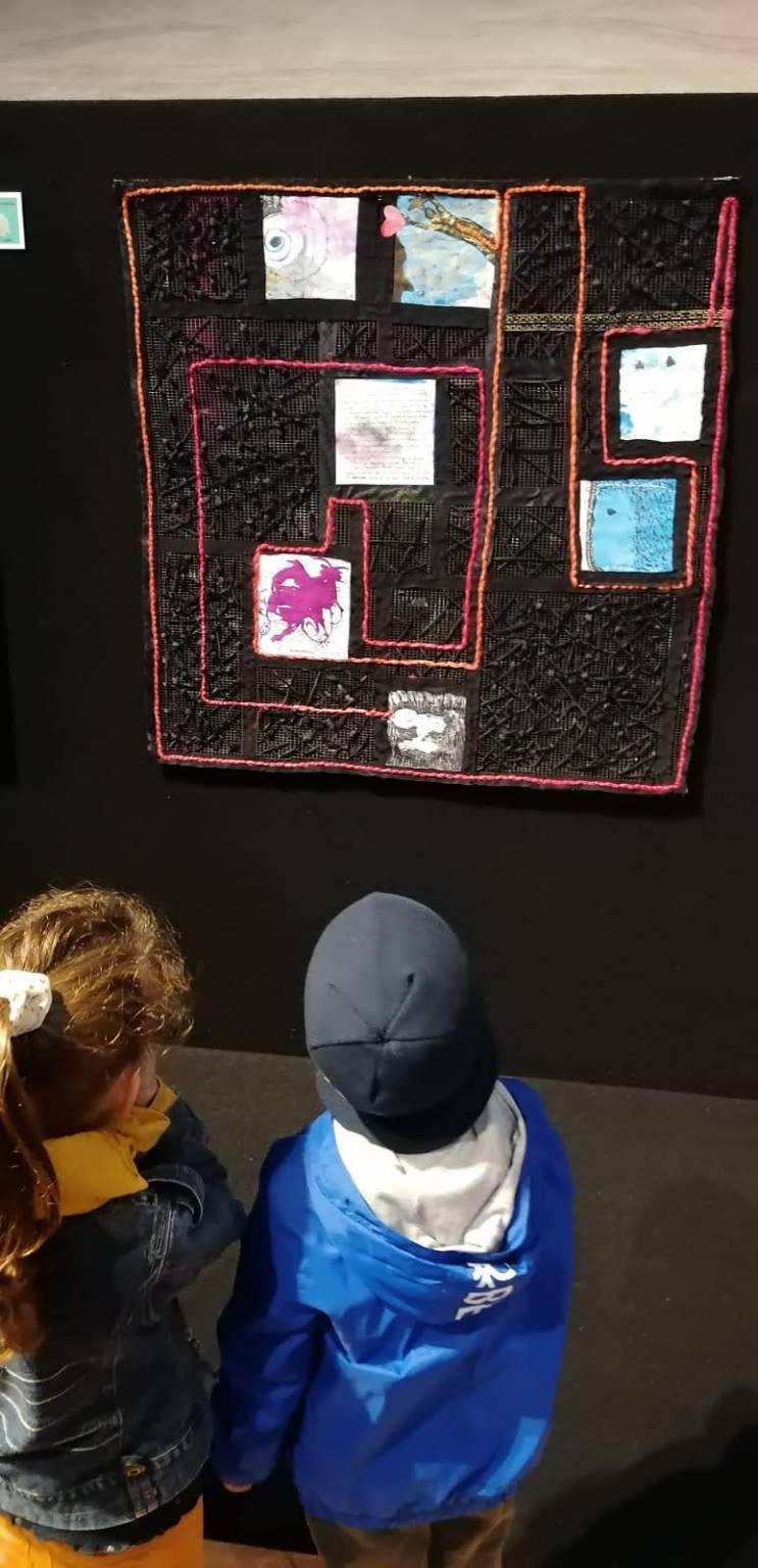 I bambini dell'asilo Ponti e i labirinti in sala Veratti