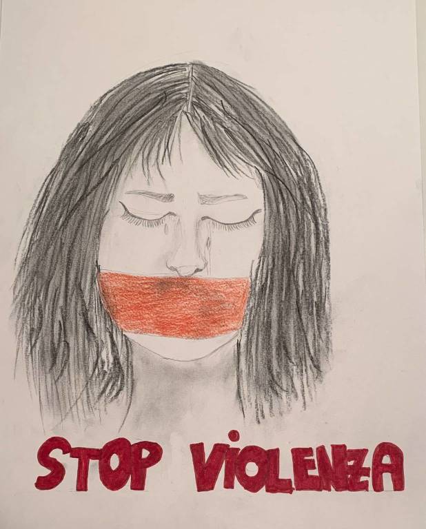 I ragazzi delle scuole di Casciago celebrano la Giornata Internazionale contro la violenza sulle donne