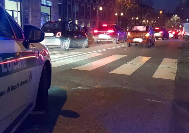 incidente viale cadorna busto arsizio