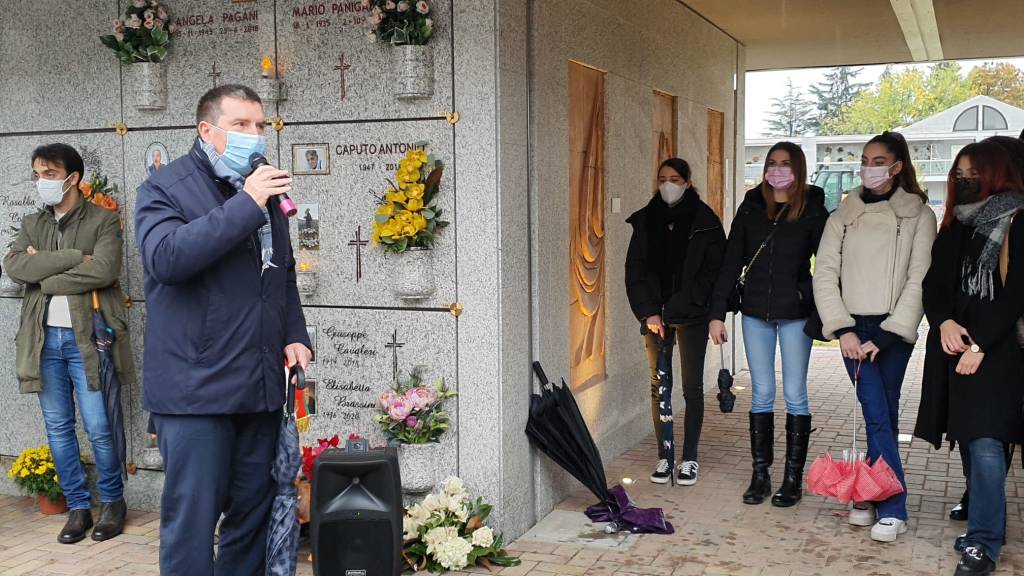 La memoria e il ricordo - Inaugurazione bassorilievi cimitero San Giorgio su Legnano