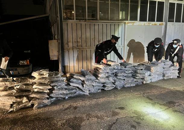 marijuana gazzada schianno sequestro