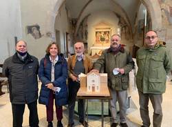Presentato il modello tattile del battistero di Varese