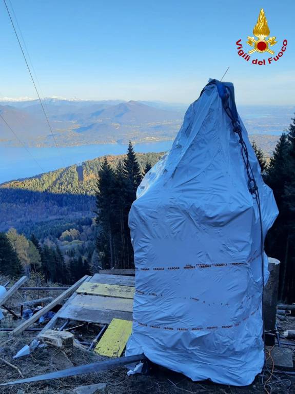 Rimozione cabina mottarone