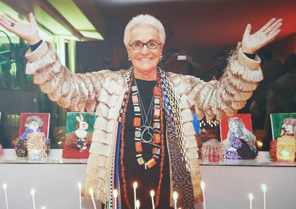 Rosita Missoni festeggia al Maga 