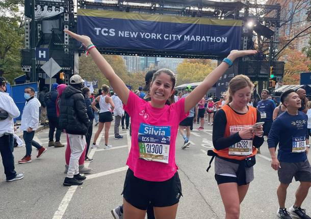 Silvia da Venegono alla maratona di New York