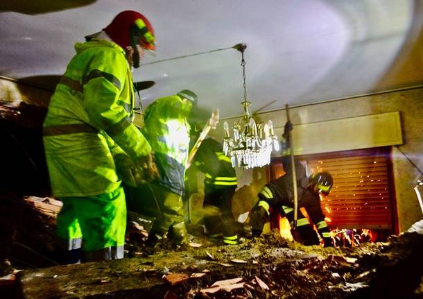 Tragedia di Laveno Mobello 2014, anniversario (foto Protezione Civile)