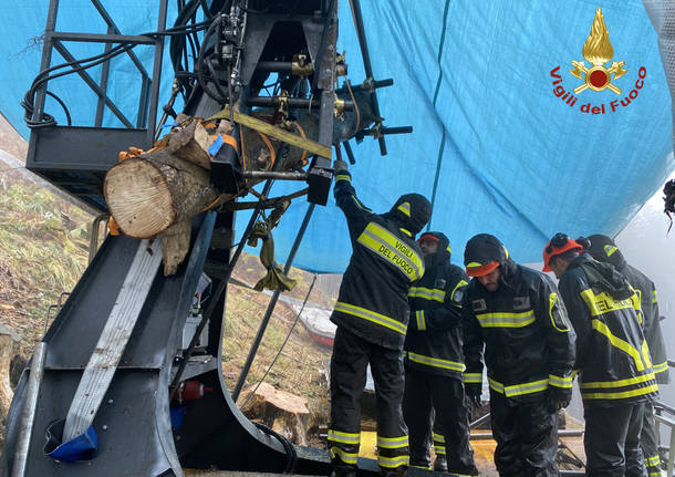 Vigili del Fuoco - Mottarone - cabina precipitata Novembre 2021