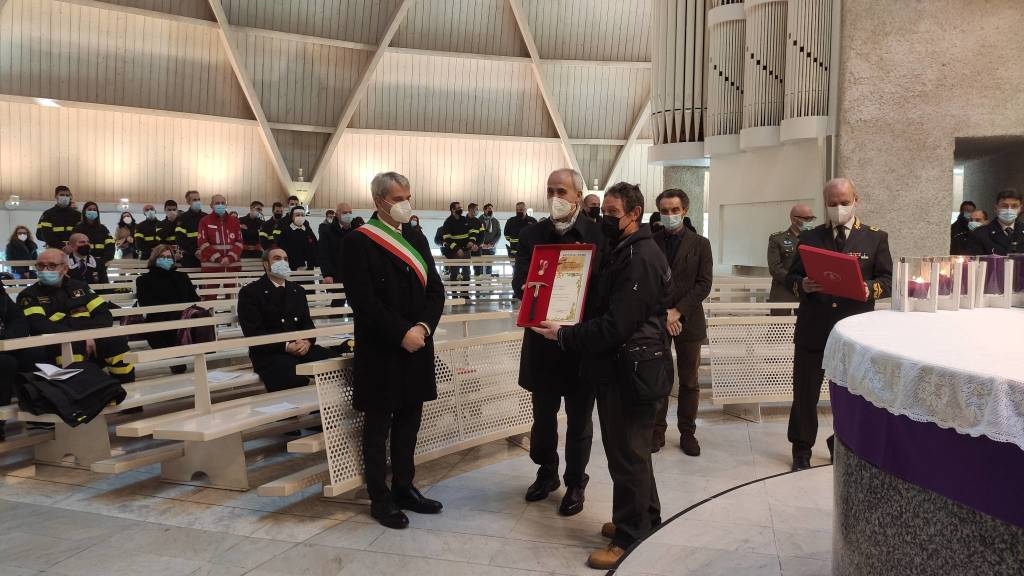 A Varese i Vigili del fuoco festeggiano per Santa Barbara
