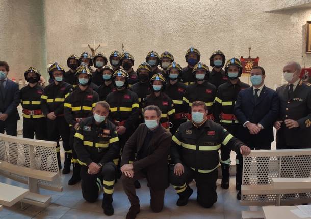 A Varese i Vigili del fuoco festeggiano per Santa Barbara