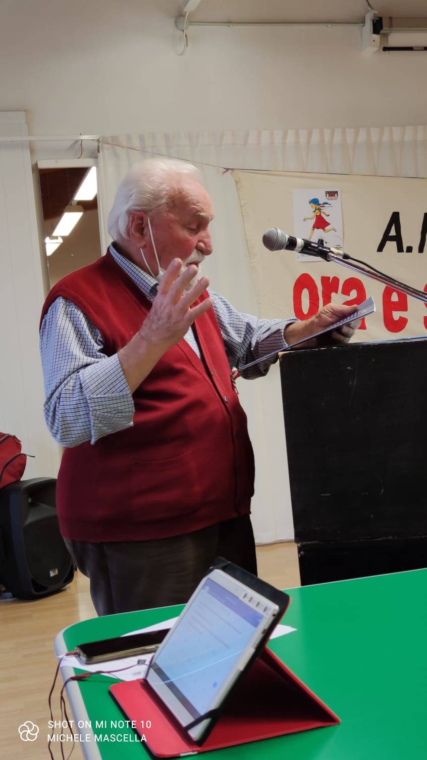 Anpi Saronno in assemblea congressuale con i partigiani Ivonne Trebbi e Aurelio Legnani