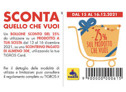 Calendario Avvento TIGROS 13 - 19 dicembre