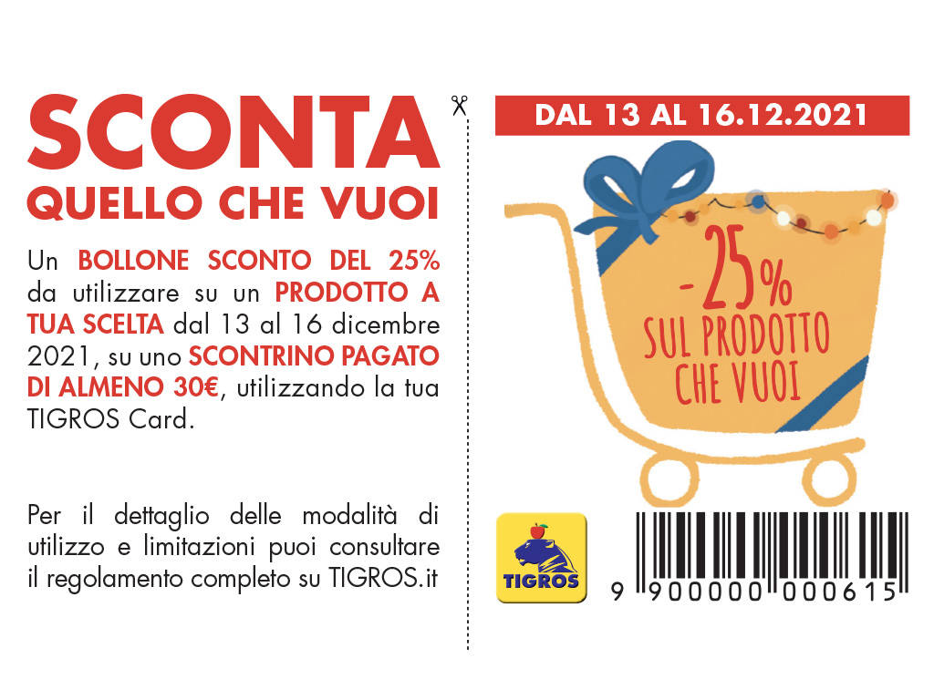 Calendario Avvento TIGROS 13 - 19 dicembre