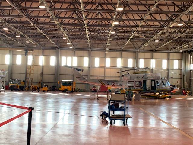 La base aerea della Guardia di Finanza di Venegono Superiore