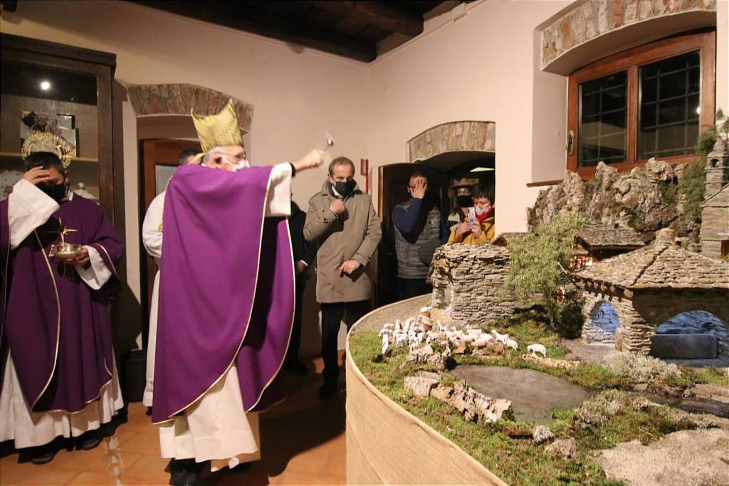 Inaugurato il presepe dell'Eremo di santa Caterina