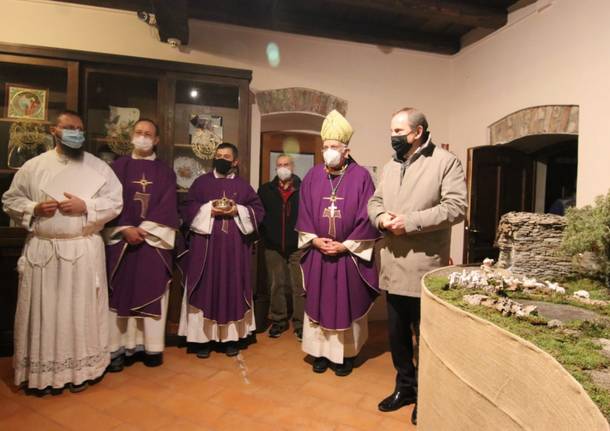 Inaugurato il presepe dell'Eremo di santa Caterina