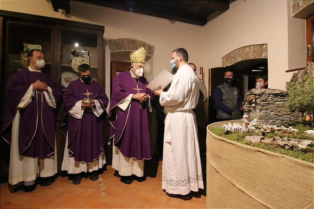 Inaugurato il presepe dell'Eremo di santa Caterina