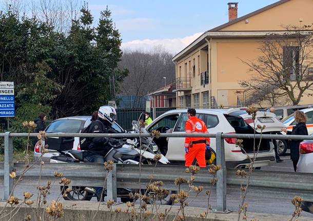 Incidente a Gazzada Schianno, altezza ponte Brunello