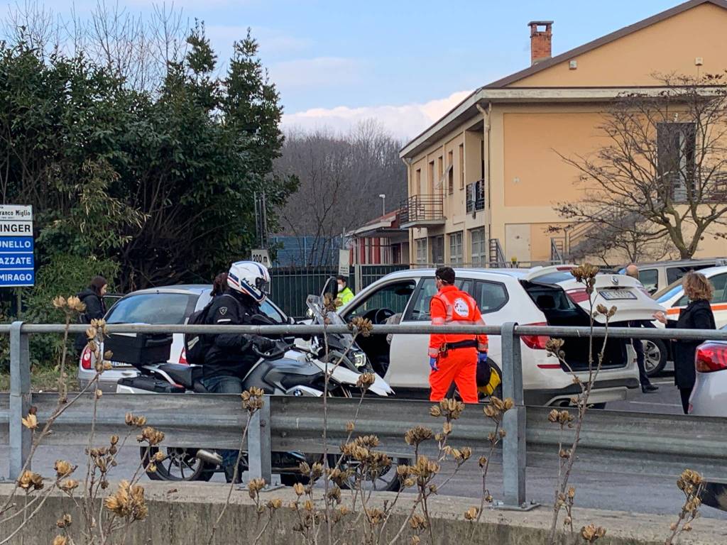 Incidente a Gazzada Schianno, altezza ponte Brunello