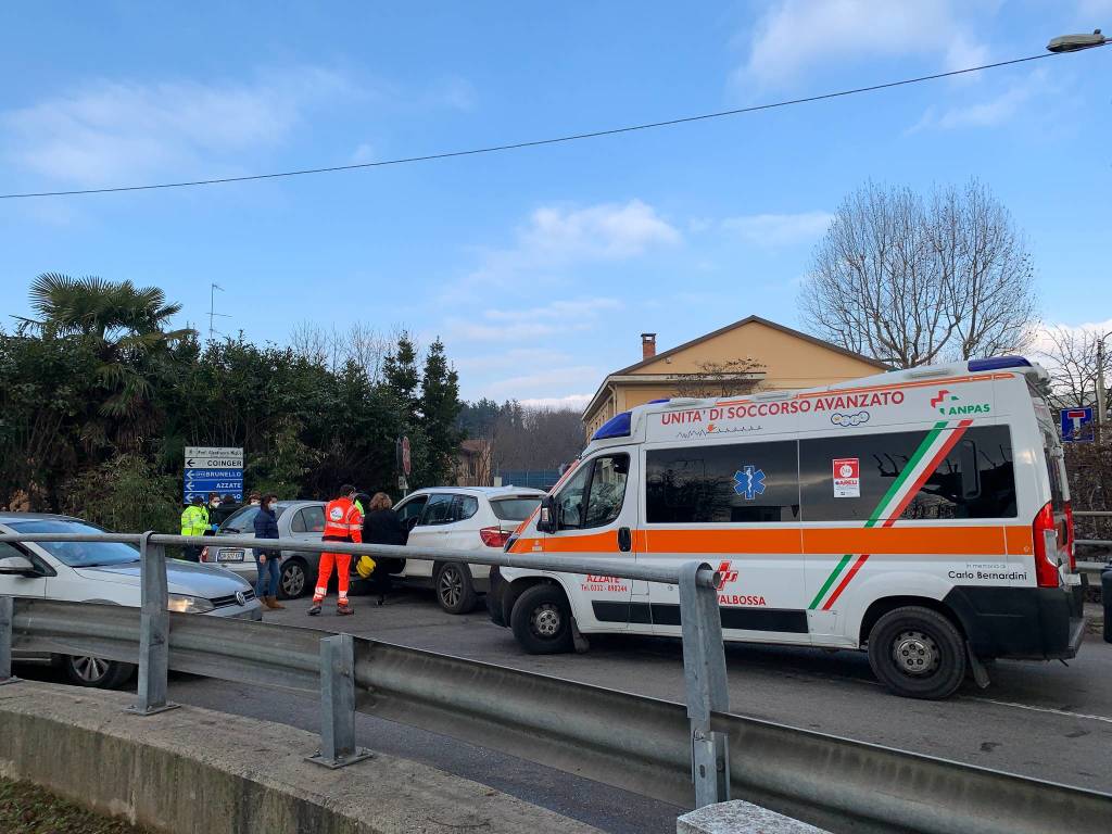 Incidente a Gazzada Schianno, altezza ponte Brunello