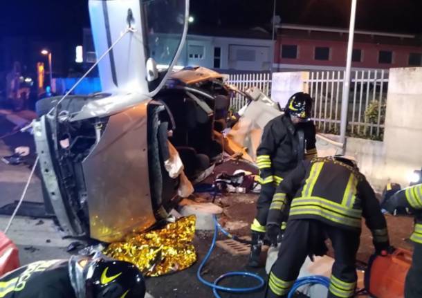 Incidente via San Michele del Carso a Legnano 