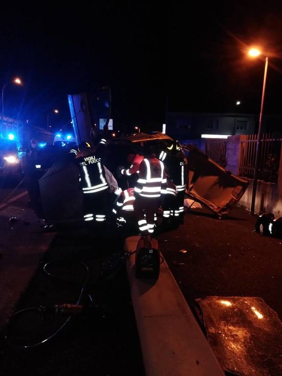 Incidente via San Michele del Carso a Legnano 