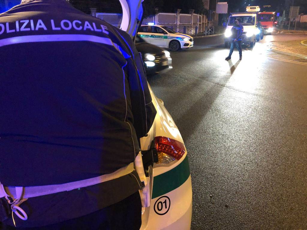 Incidente viale Toselli Legnano 