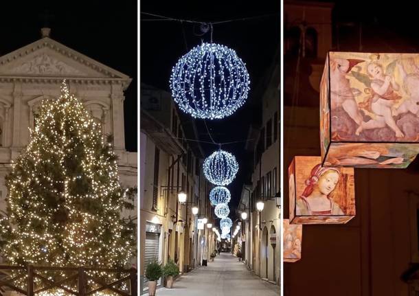 Le luminarie a Saronno