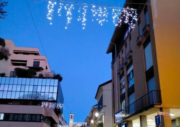 Le luminarie a Saronno