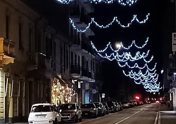 Le luminarie a Saronno