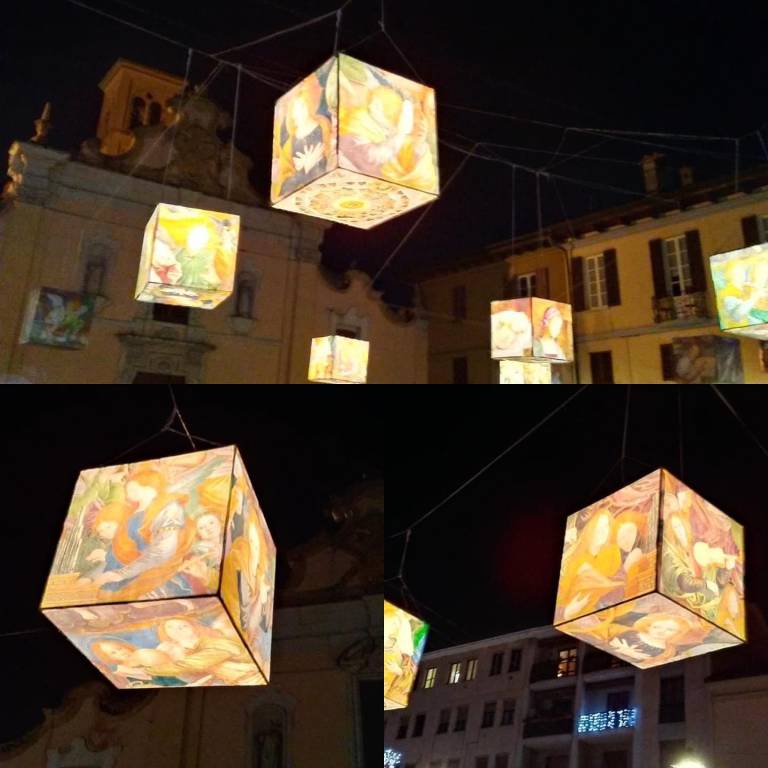 Le luminarie a Saronno