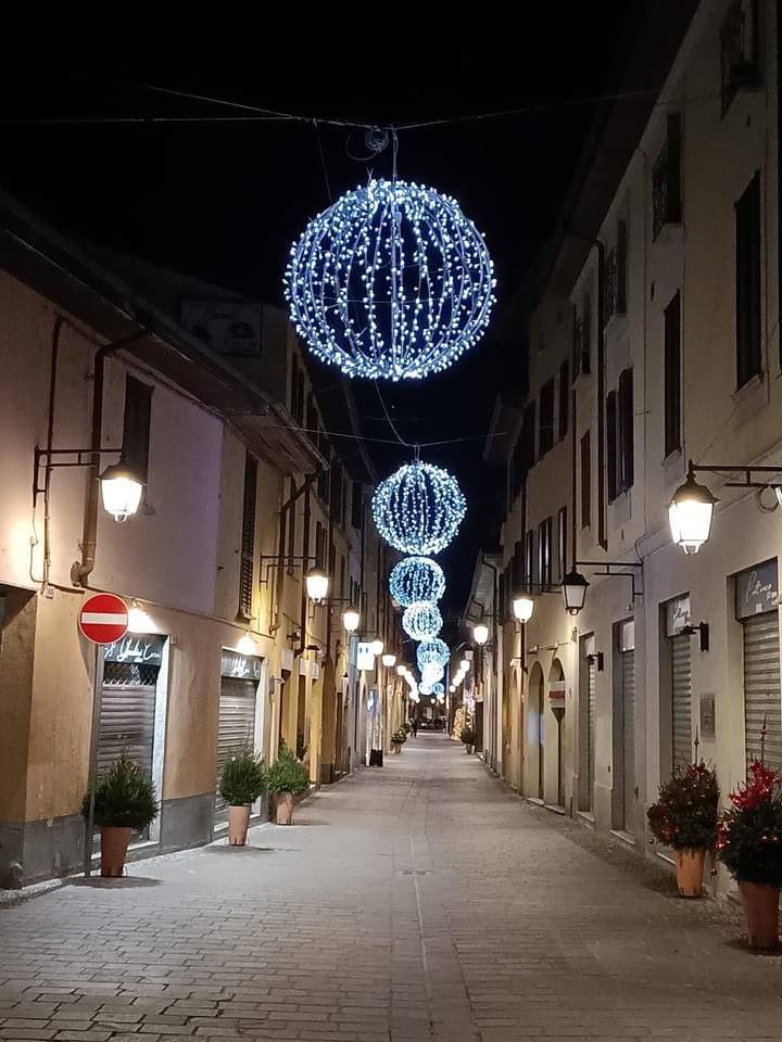 Le luminarie a Saronno