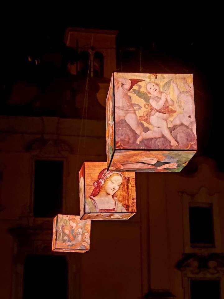 Le luminarie a Saronno