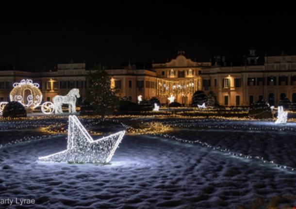 Le luminarie ai Giardini Estensi di Varese